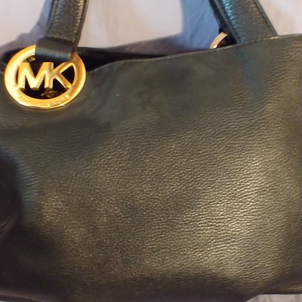 Michael Kors Black Leather Bag